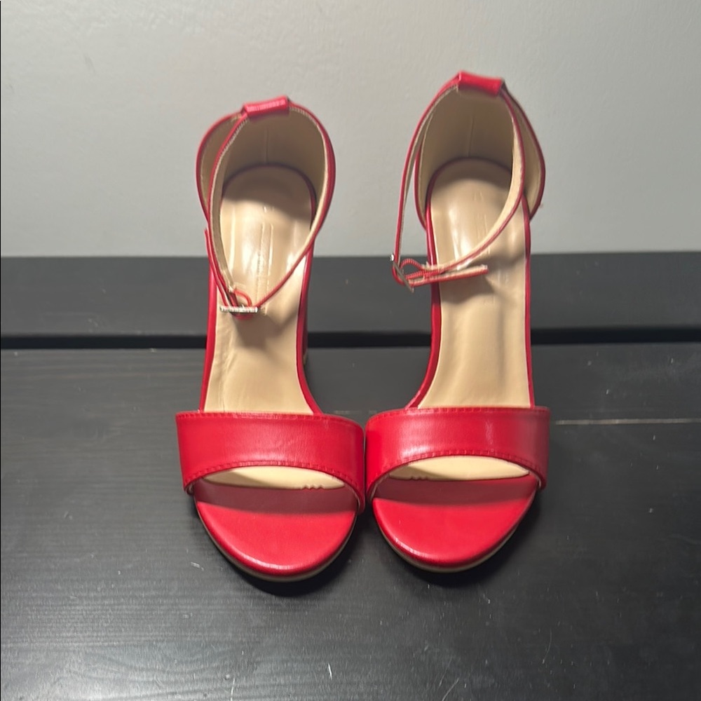 Elegant Red Women's Heels